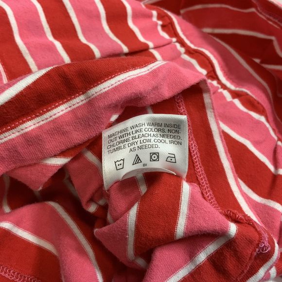 Hanna Andersson Top Girls Sz 3/90 Lot Of 2 Tank Stripe Tiers Ruffles Red Purple - Picture 13 of 15